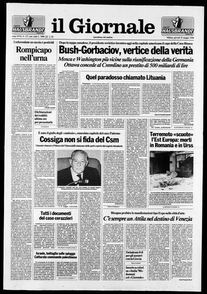 Il giornale : quotidiano del mattino